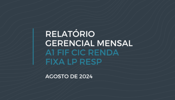 RELATORIO GERENCIAL MENSAL - A1 HEDGE FIC FIM