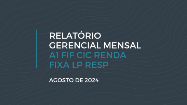 RELATORIO GERENCIAL MENSAL - A1 HEDGE FIC FIM